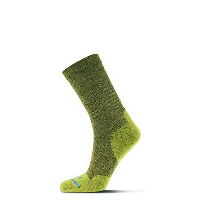 #ad Fits Light Hiker Crew Socks Forest Green Large US M 8.5 10 W 10 11.5 $22.00