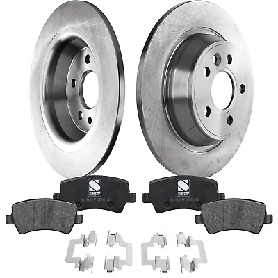 #ad Rear Brake Disc Rotors and Pads Kit For Land Rover Range Evoque 2012 2013 2015 $92.88