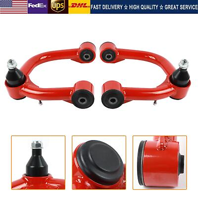 #ad 2 4quot; Lift Front Upper Control Arms for 2005 2022 Toyota Tacoma 2WD 4WD 6 Lug Red $125.00
