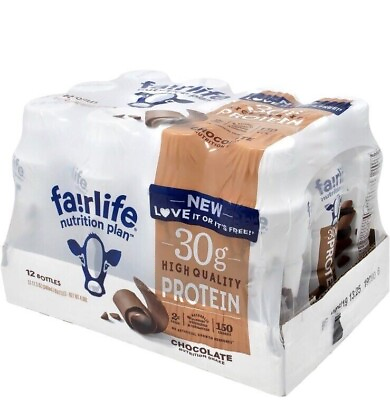 #ad Fairlife Nutrition Plan Chocolate 30 g Protein Shake 11.5 oz 12 Pk Ships Fast $32.99