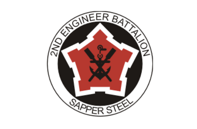#ad 4quot; 2nd engineer battalion sapper steel army bumper sticker decal usa made $26.99
