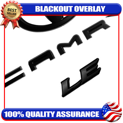 #ad Overlay 2018 2023 Blackout Emblem Badge Rear For Camry LE Nameplate Protector $30.99