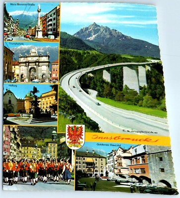#ad Postcard Alpine City Innsbruck Austria $3.46