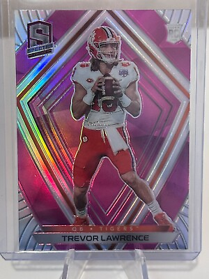 #ad 2021 Panini Chronicles Draft Picks Spectra Pink #279 Trevor Lawrence RC $30.00