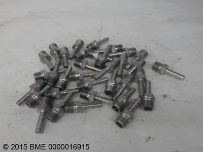 #ad #ad Lot Of 34 S. Steel Pipe Fittings 1 4quot; Mnpt X 1 4quot; Slip Male Threaded Adapters $25.00