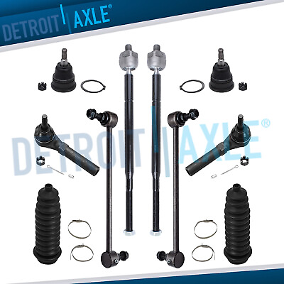 #ad 10pc Front Suspension Kit Tie Rods Ball Joints for Grand Caravan Town amp; Country $66.32