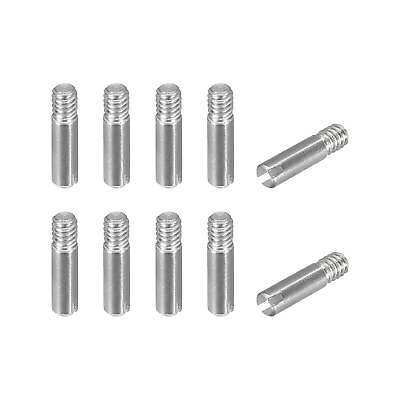 #ad 10Pcs M2 x 8mm Slotted Cylindrical Pin 304 Stainless Steel Dowel Locating Pin $7.45