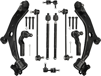 #ad Lower Control Arm W Ball Joints Inner Outer Tie Rods Sway Bar Links 2004 2005 20 $204.99