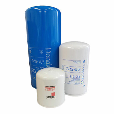 #ad DT466E Donaldson Filter Kit Donaldson Blue Lube Fuel Air Coolant $94.00