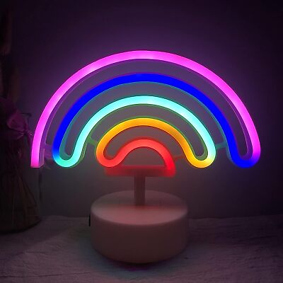 #ad NEON RAINBOW LAMP GREAT FOR ANY ROOM DECORATIVE NIGHT LIGHT DECOR $16.99
