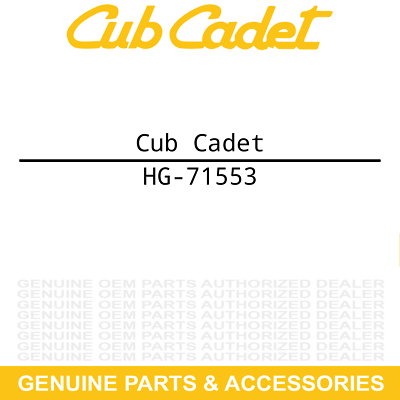 #ad CUB CADET HG 71553 Filter Kit Rider Mini Hydro H CC30H CC30 $16.95