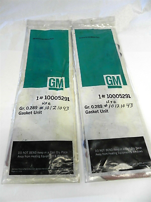 #ad 1979 80 81 GMC CHEV OLDS PONT 4 CYL TWO NOS HEAD GASKET SET #10005291 #10121043 $31.47