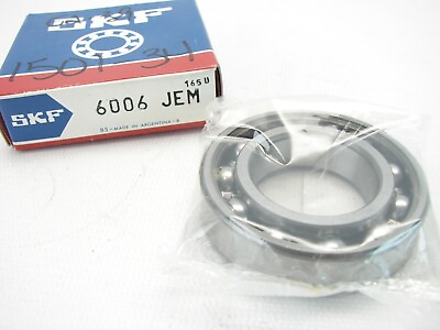 #ad SKF 6006 JEM C3 Single Row Radial Bearing 30 mm ID 55 mm OD 13mm Width T86 $11.99