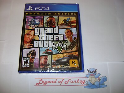 #ad New * Grand Theft Auto V 5 Five: Premium Edition ps4 PlayStation 4 GTA Online $32.95