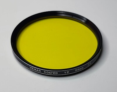 #ad Genuine 58mm Vemar Yellow K2 Conversion Glass Lens Filter Japan 58 mm Coated $13.99