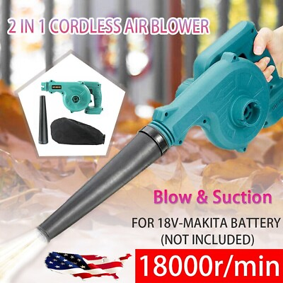 NEW For Makita Air Leaf Blower 18V MAX Cordless Dust DUB182 Compact Jobsite $37.59