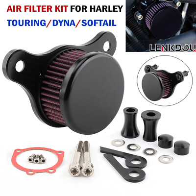 #ad For Harley Air Cleaner Intake Filter Dyna Softail Touring Road King Street Glide $52.99