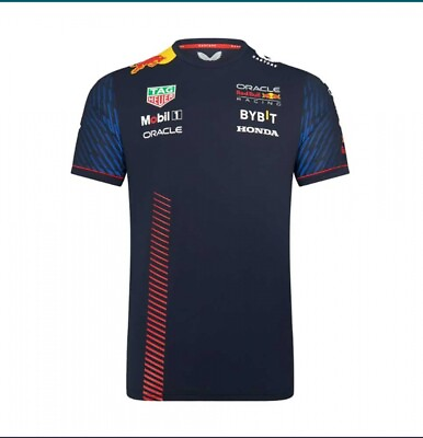 #ad Red Bull Racing F1 Navy Team Tee Shirt 2023 $60.00