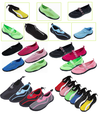 #ad Women#x27;s Athletic Mesh Pool Beach Water Shoes Aqua Socks Multiple Styles $9.99