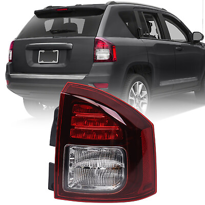 #ad Tail Light For Jeep Compass 2014 2017 Right Passenger LED Rear Lamp w Bulb $48.99
