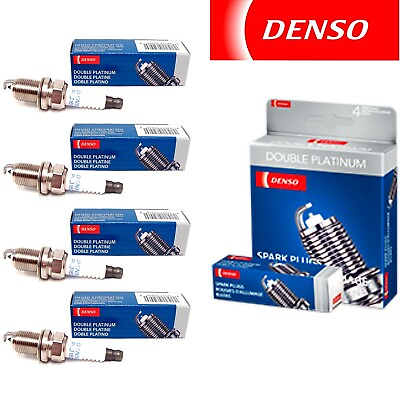 #ad 4 Pack Denso Double Platinum Spark Plugs for 2000 2008 TOYOTA COROLLA L4 1.8L $32.99