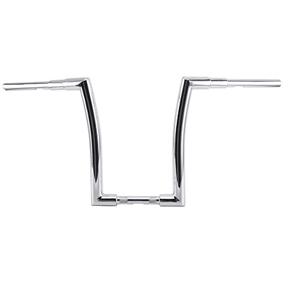 #ad 14quot; Rise 1.5quot; Fat 1quot; Clamp Z Bars For Harley Dyna Softail Road King Road Glide $129.99
