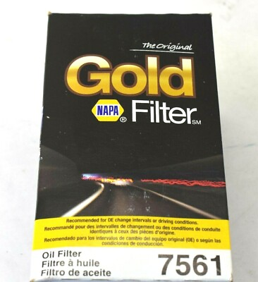 #ad The Original Gold Oil Filter Turbo Napa 7561 Glass Enhanced Cellulose $18.51