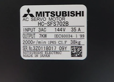 #ad New in Box Mitsubishi HC SFS702B Servo Motor $1076.97