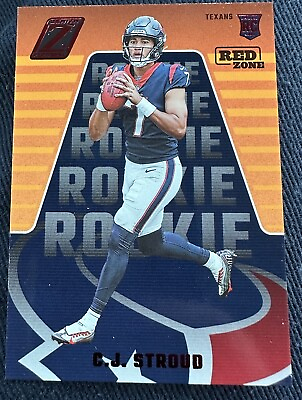 #ad 2023 Panini Zenith CJ Stroud RED FOIL Red Zone #112 RC SP Houston Texans ROTY $99.99