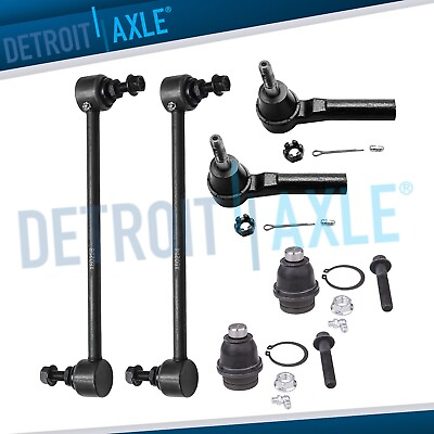 #ad Front Sway Bars Lower Ball Joints Outer Tie Rod Ends for Caliber Compass Patriot $44.11