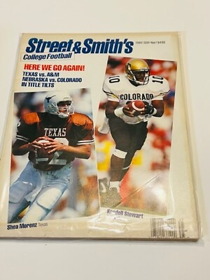 #ad 1994 Street and Smith#x27;s FOOTBALL Vintage Magazine $20.00