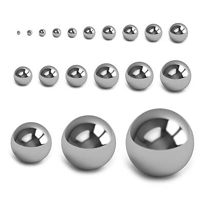 #ad Metric Precision Bearing Balls Stainless Steel Loose Bearings Bulk 1mm 25mm $7.99
