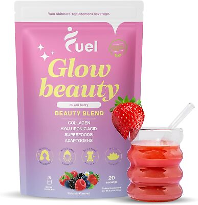 #ad Fuel Nutrition Glow Beauty Collagen for Women Hyaluronic Acid Vitamin C... $71.95