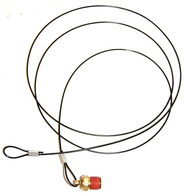 #ad #ad PULL CABLE AIR COMPRESSOR TANK DRAIN 1 4quot; MPT X 5 FT LONG CABLE $12.45