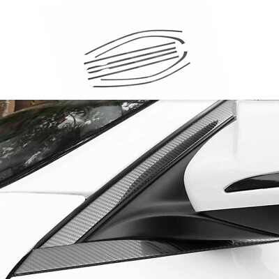 #ad Windows Sill Molding 8PCS Steel Black Strip Trim Fit For Benz C Class 2015 2021 $354.05