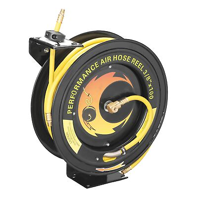 #ad #ad Heavy Duty Retractable 100 Foot Air Compressor Hose and Reel by $272.14