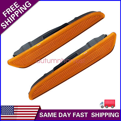 #ad FOR Mercedes Benz E Class W211 Front Side Bumper Marker Light Lamp Kit 07 09 $20.89