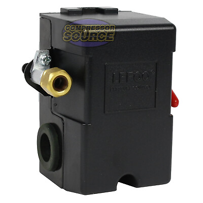#ad Heavy Duty 26 Amp Air Compressor Pressure Switch Control Valve 95 125 PSI 1 Port $19.95