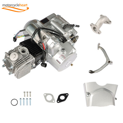 #ad 4 stroke 125cc ATV Engine Motor 3 Speed Semi Auto w Reverse Electric Start US $178.45