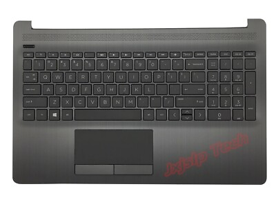 #ad New For HP 15 DA 15 DB 15T DA 15T DB Palmrest Keyboardamp;Touchpad L20386 001 Gray $41.99
