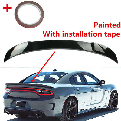 #ad Rear Trunk Spoiler Wing For 2011 21 Dodge Charger SRT Hellcat Style Glossy Black $65.00