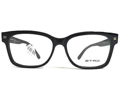 #ad Etro Eyeglasses Frames ET2620 001 Shiny Black Thick Rim Horn Rim 53 15 140 $69.99