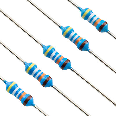#ad Musiclily Pro 50Pcs Film Precision Resistor 499kΩ 250mW For Guitar Wiring Mods $8.36