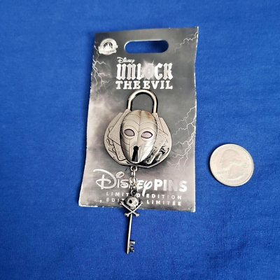 #ad Disney Dr. Facilier Princess Frog Unlock The Evil LE 4000 2023 Villain Key Pin $19.99