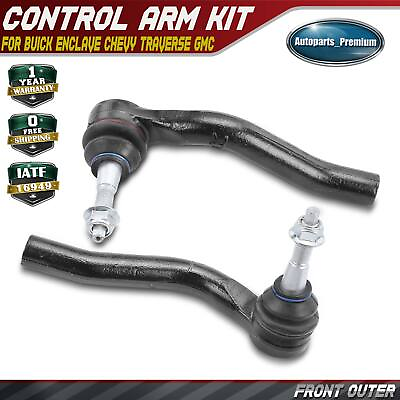 #ad 2x Outer Tie Rod Ends for Buick Enclave Chevy Traverse GMC Acadia Cadillac XT5 $40.99