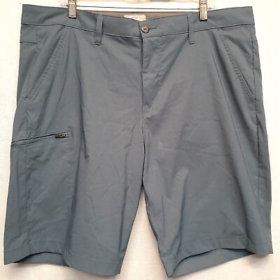 #ad Weatherproof Vintage Summer Shorts Adult Size 40 Regular Blue Nylon Pants Mens $9.95