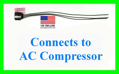 #ad AC Compressor Connector Pigtail Plug Harness Wiring Air Conditioning fit Tacoma $23.99