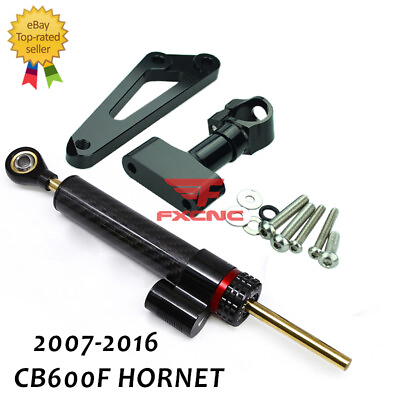 #ad For CB600F HORNET 2007 2016 Steering Damper Stabilizer Bracket Mount Hardware $89.99