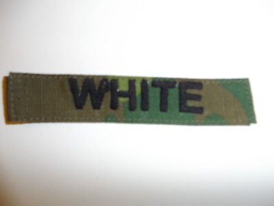 #ad e2224 Vietnam US Army Navy Air Name Tape WHITE ERDL Camouflage in country IR14C $20.00