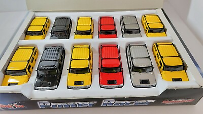 #ad Maisto Power Racer 1:64 Scale Hummer H2 SUV Set Of 12 $309.99